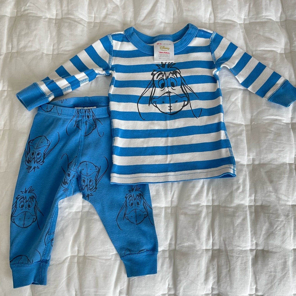 Hanna Andersson PJ pajama Winnie the Pooh Eeyore